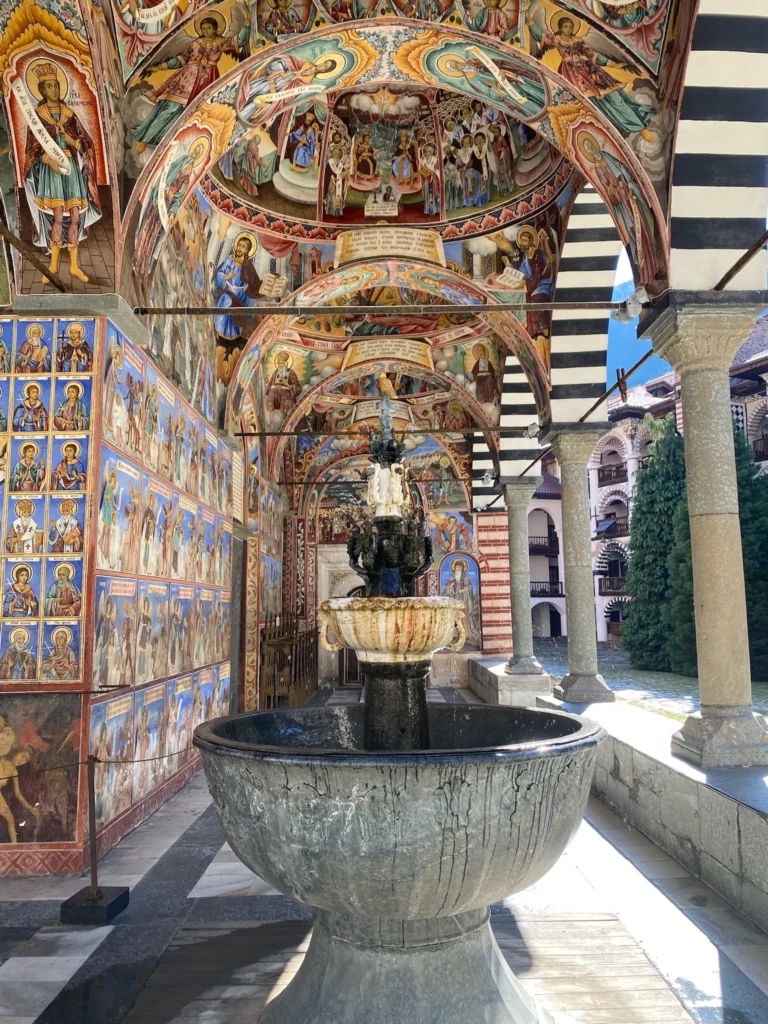 Schilderingen van het Rila Klooster