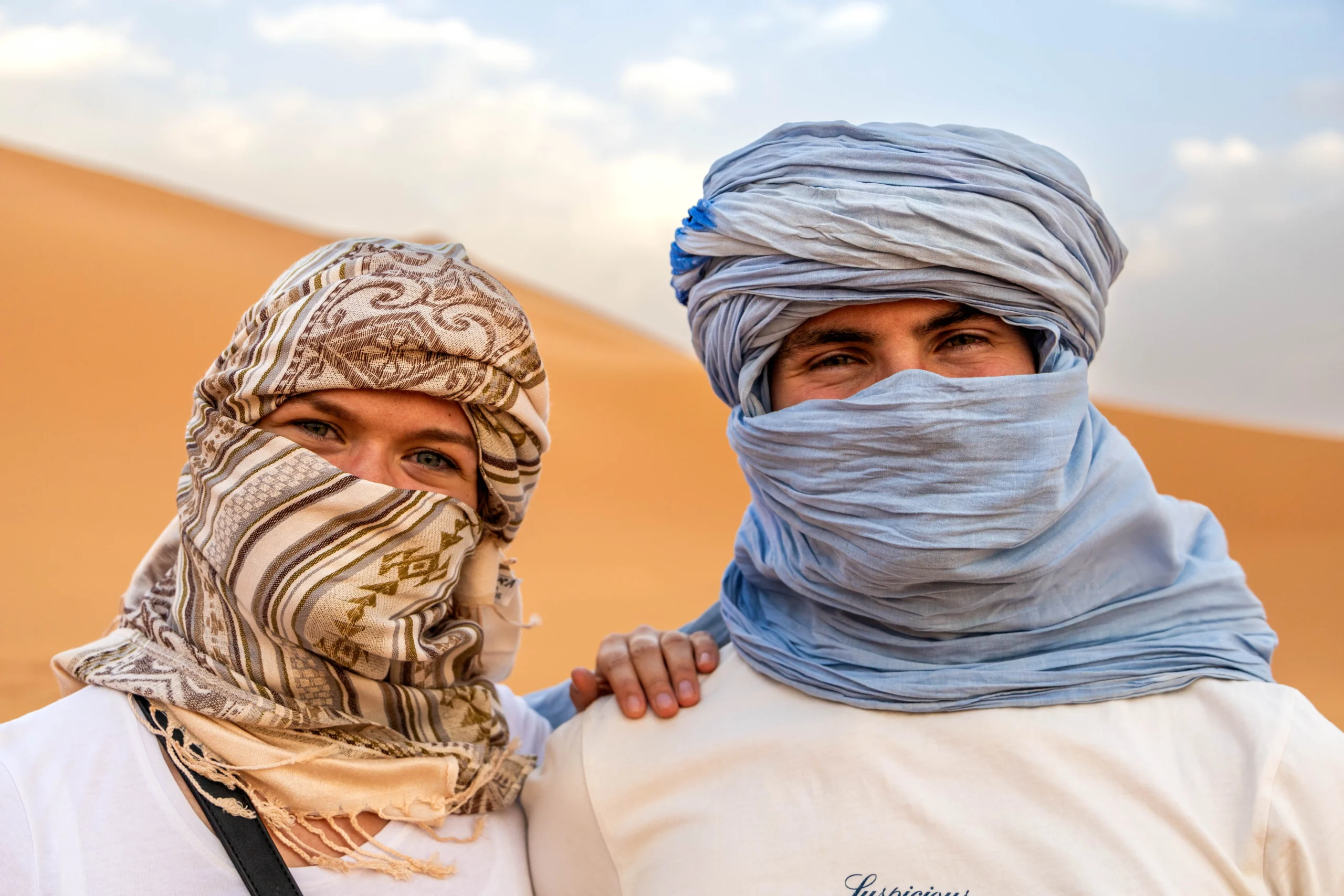 Sander en Tessa in de Sahara