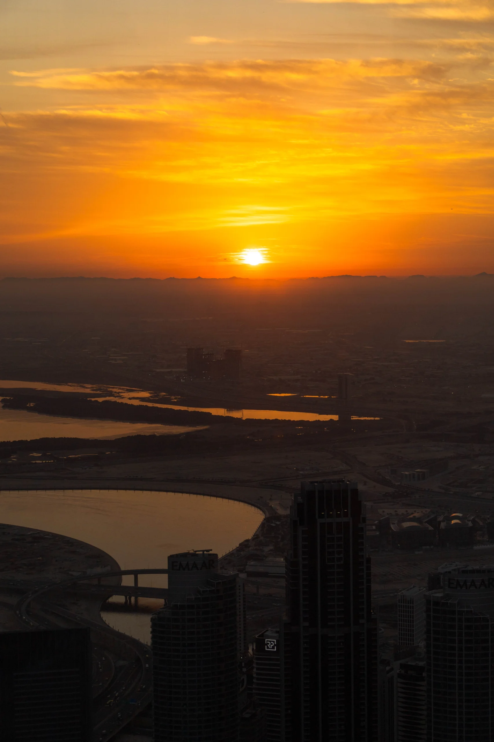 Zonsopgang Burj Khalifa