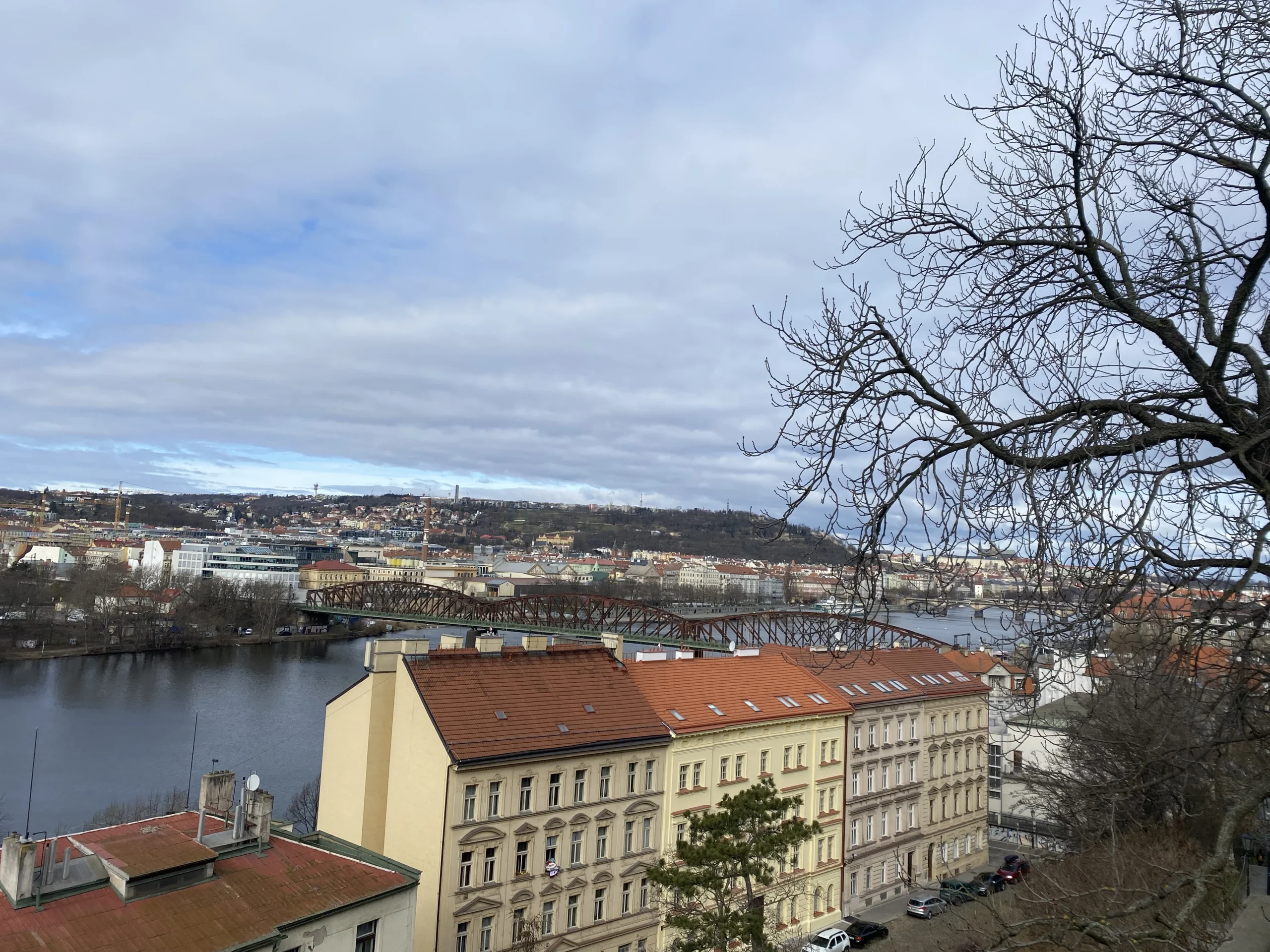 Uitzicht over Praag