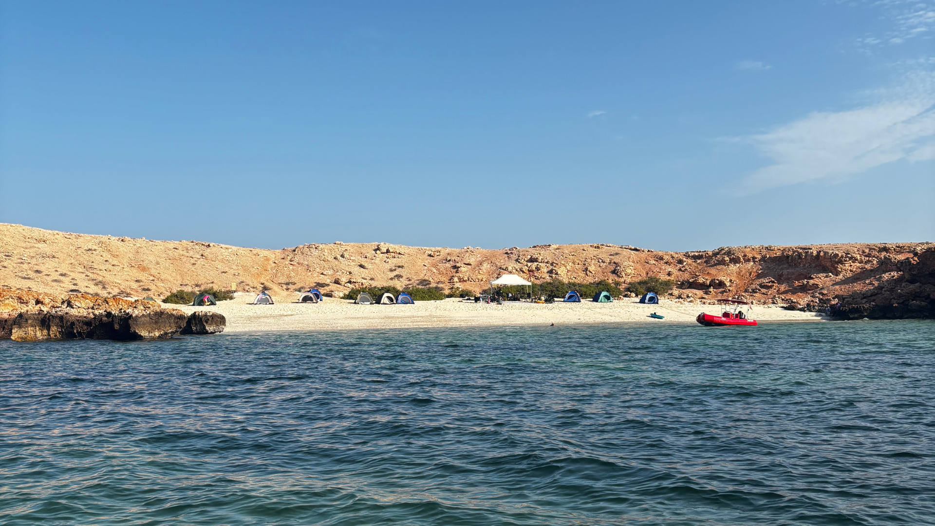 Daymaniyat eilanden bij Muscat in Oman