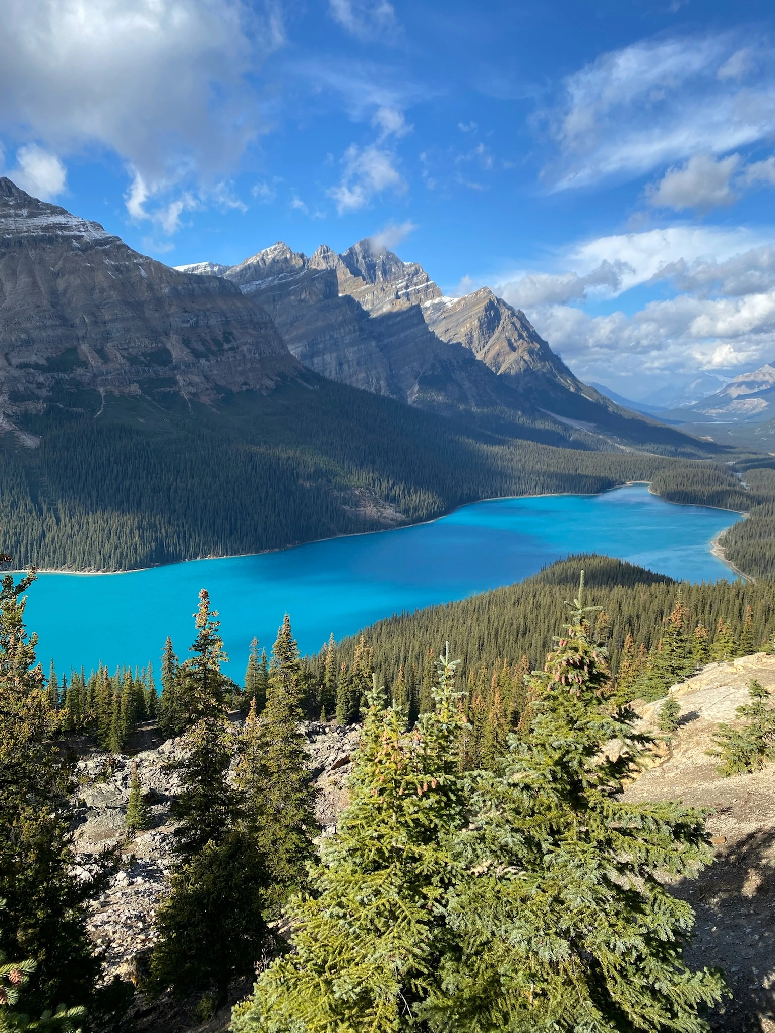 Uitzichtpunt Peyto Lake