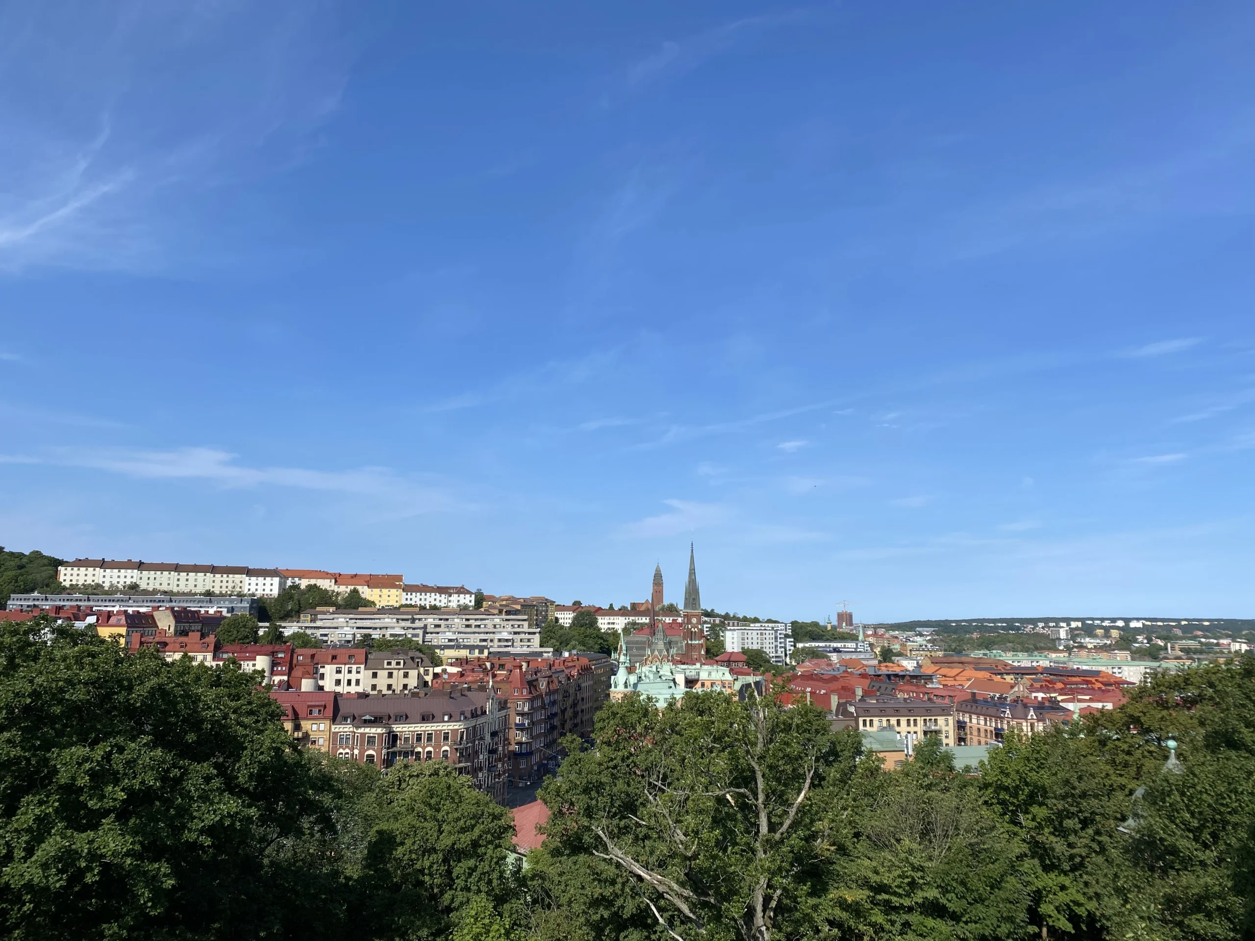 Uitzicht over Göteborg