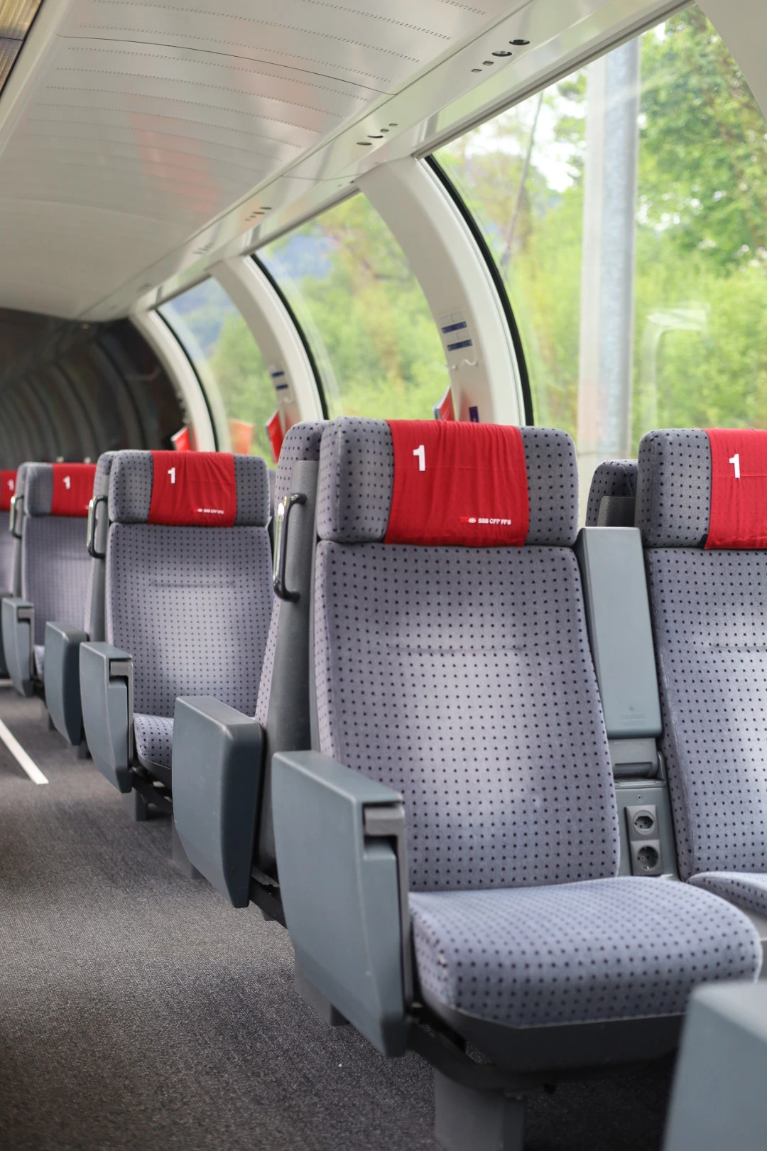 Eerste klas van Gotthard Panorama Express