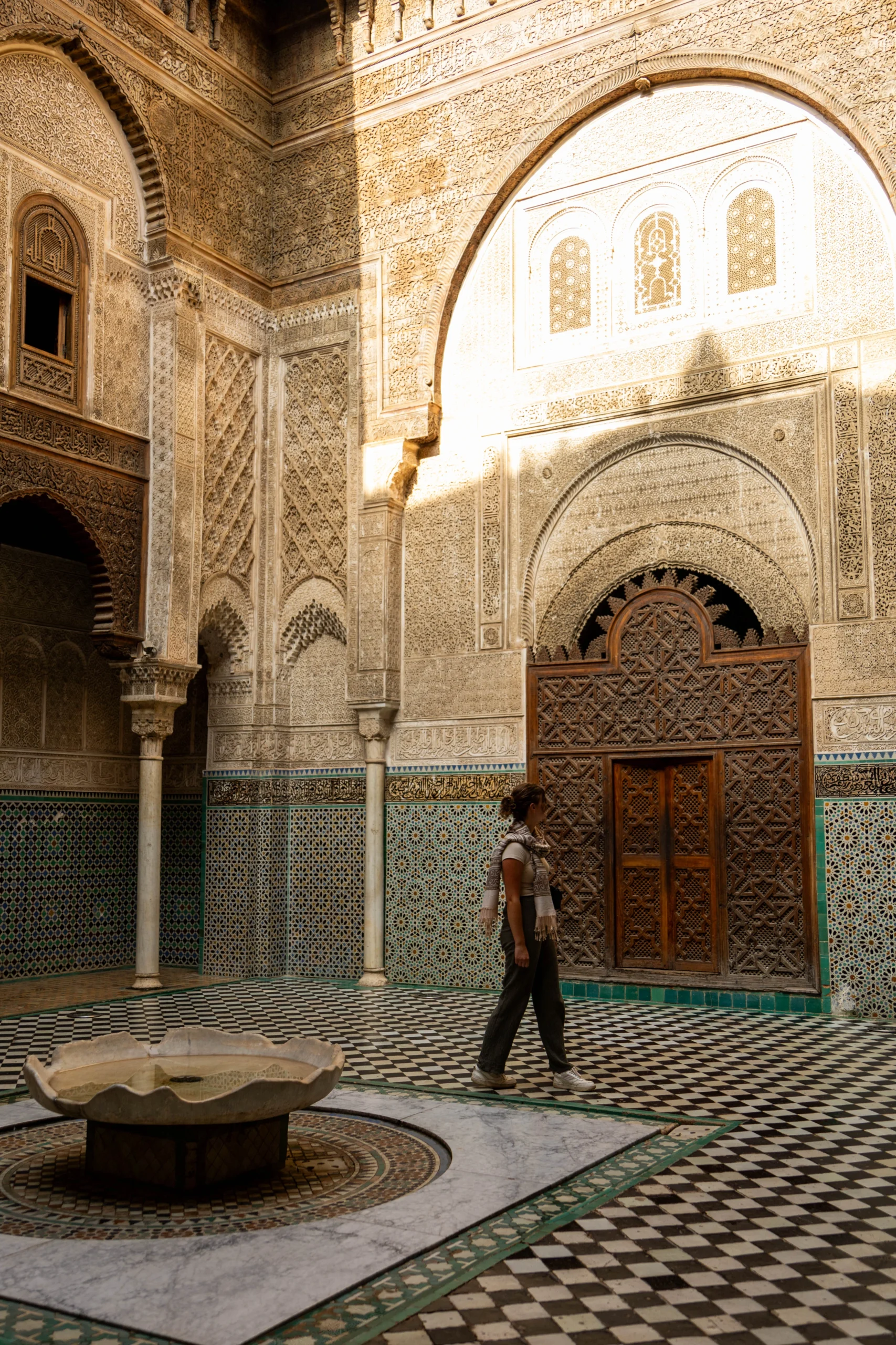 Madrasa ben Youssef in Fez Marokko