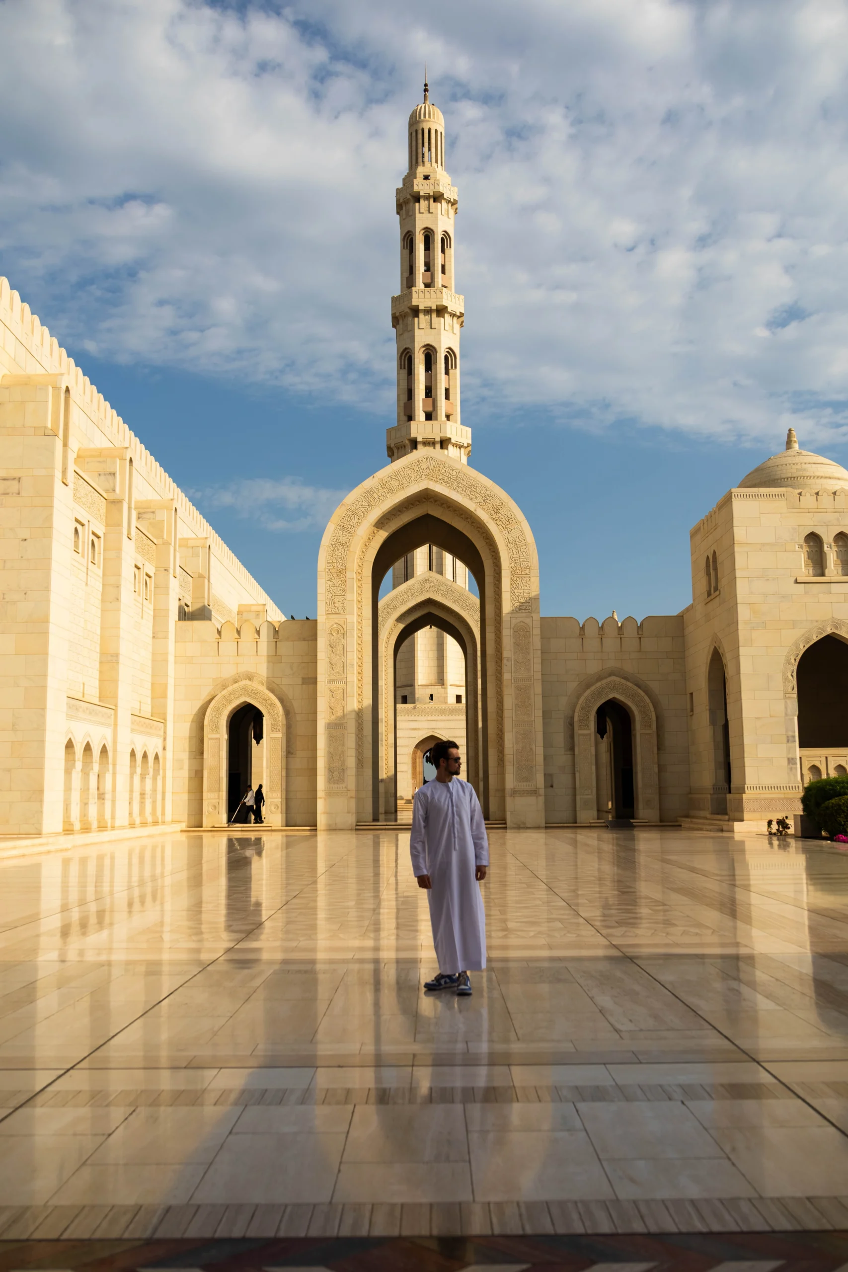 Sultan Qaboos Grand Mosque in Muscat Oman