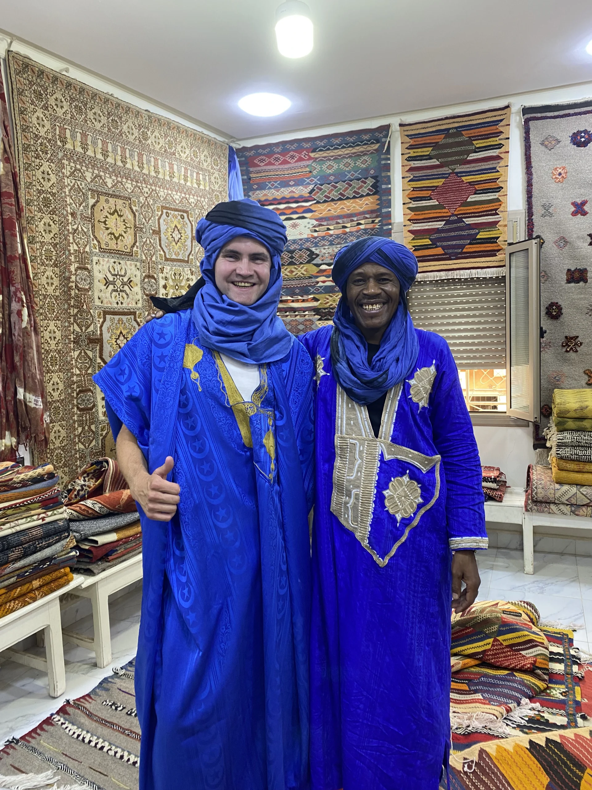 Sander en Berberman in Marokko