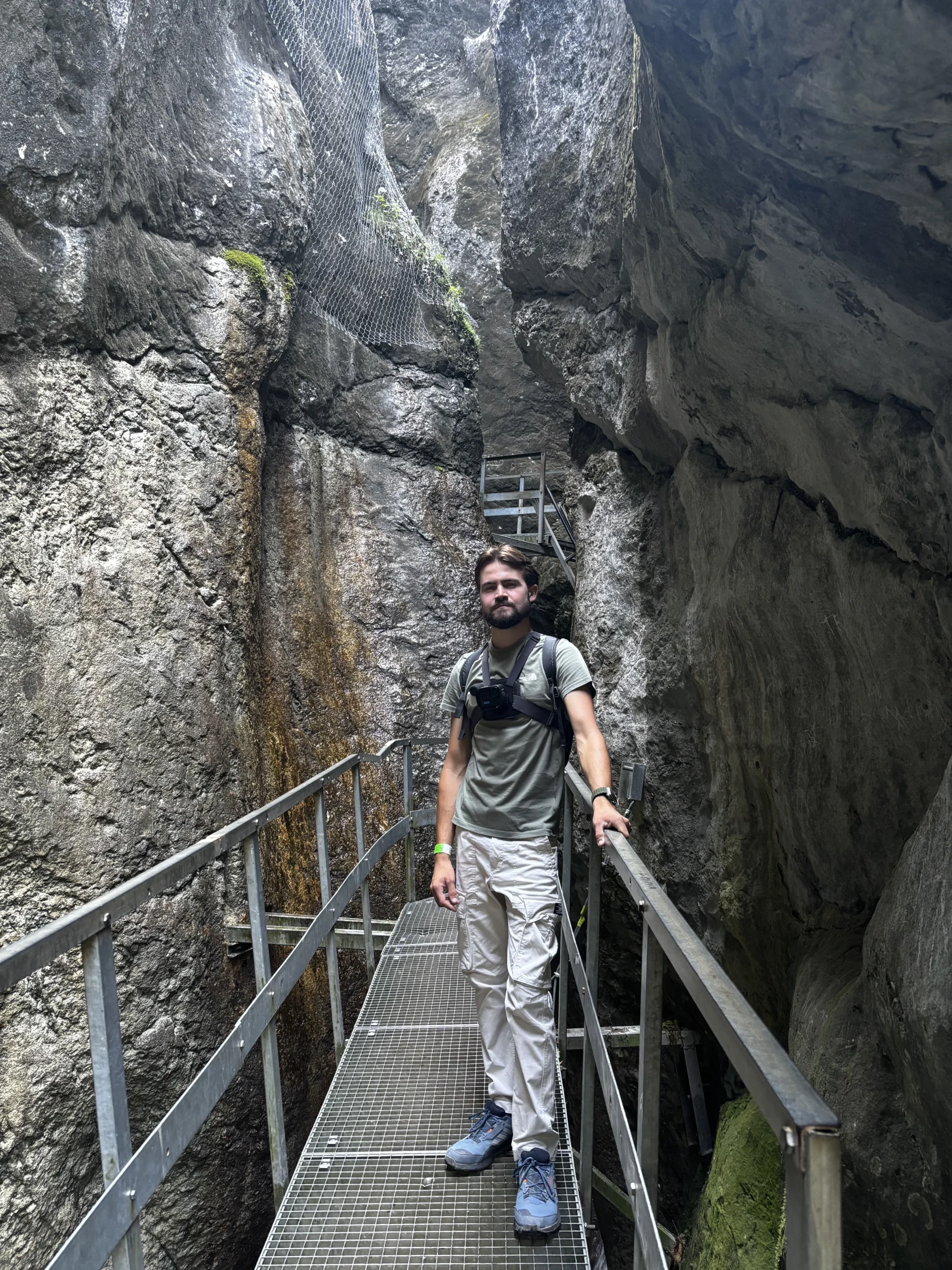 Sander in de canyon van de seven ladders