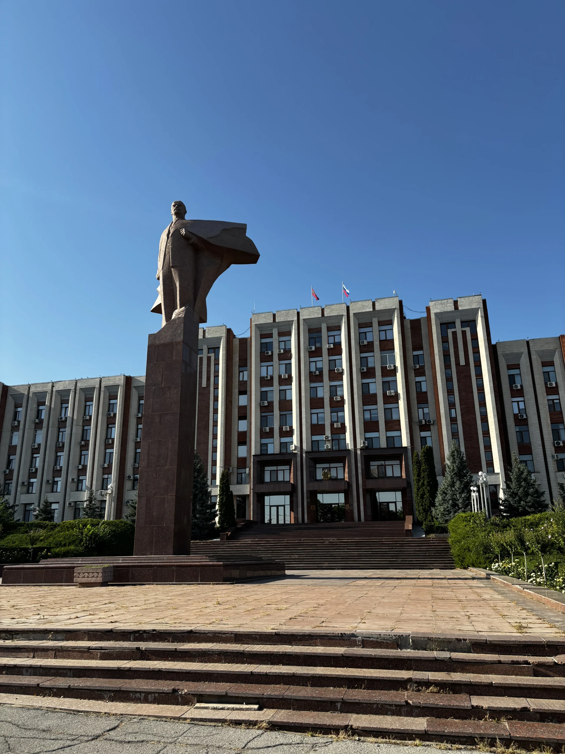 Stalin standbeeld in Tiraspol