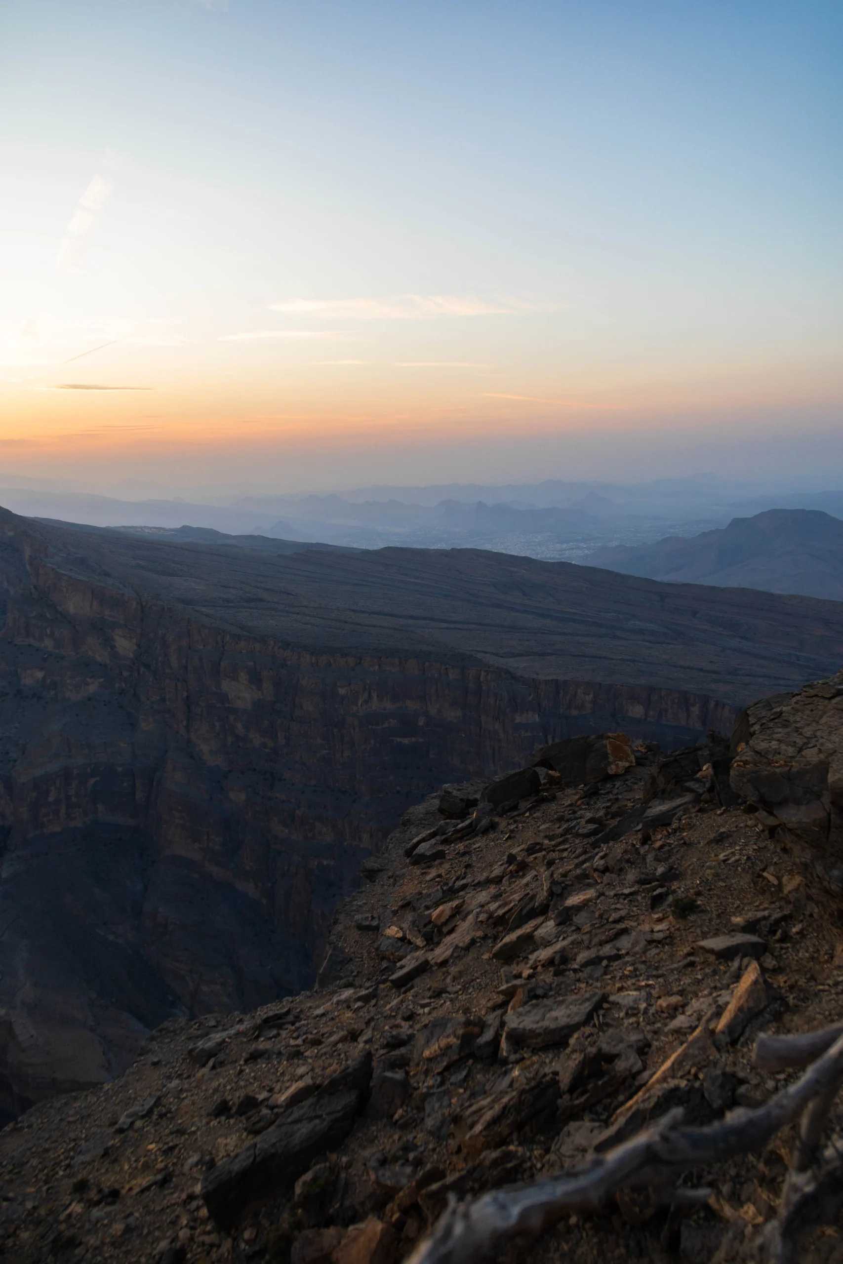 Zonsopgang Balcony Walk Jebel Shams