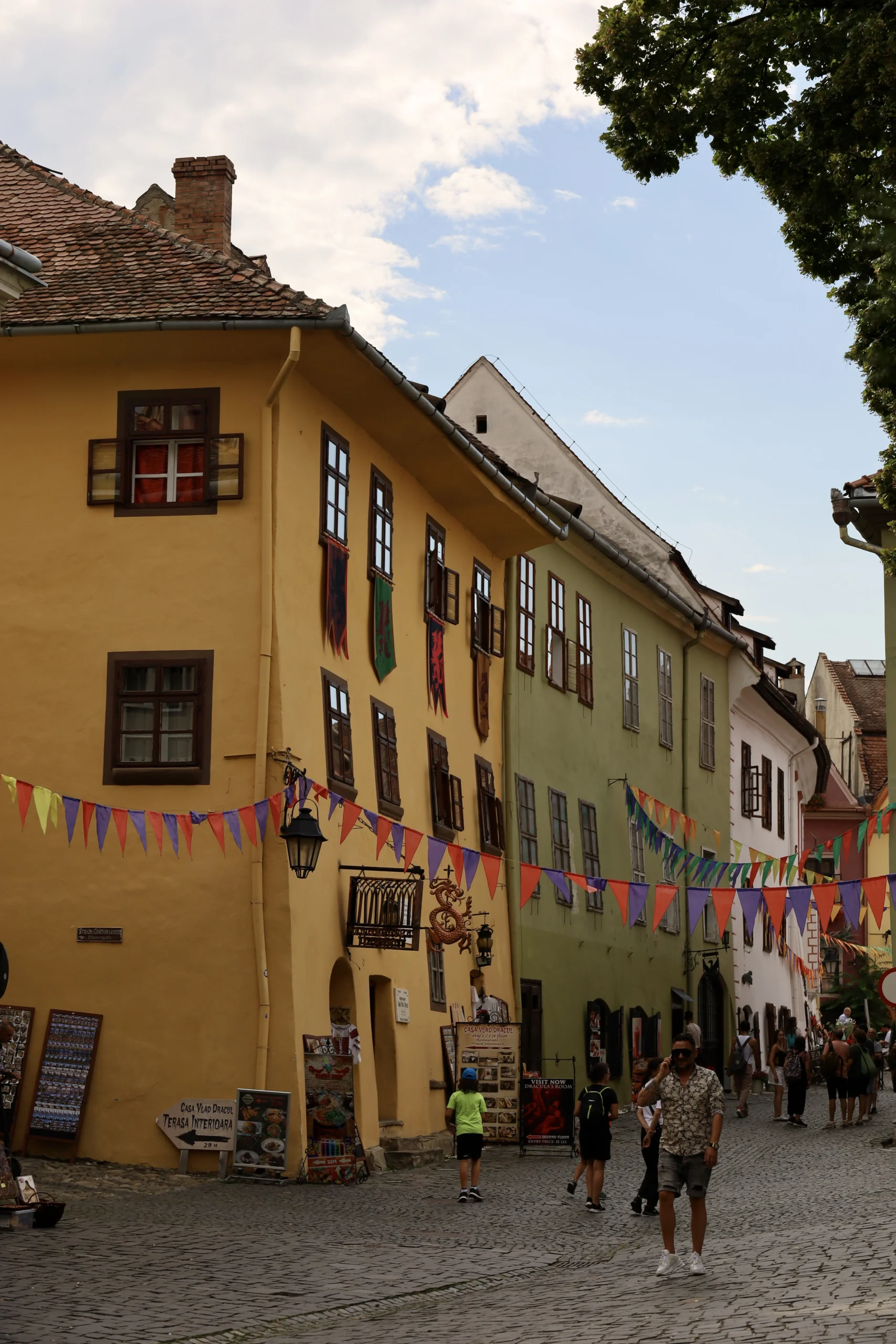 huis van dracula in sighisoara roemenie