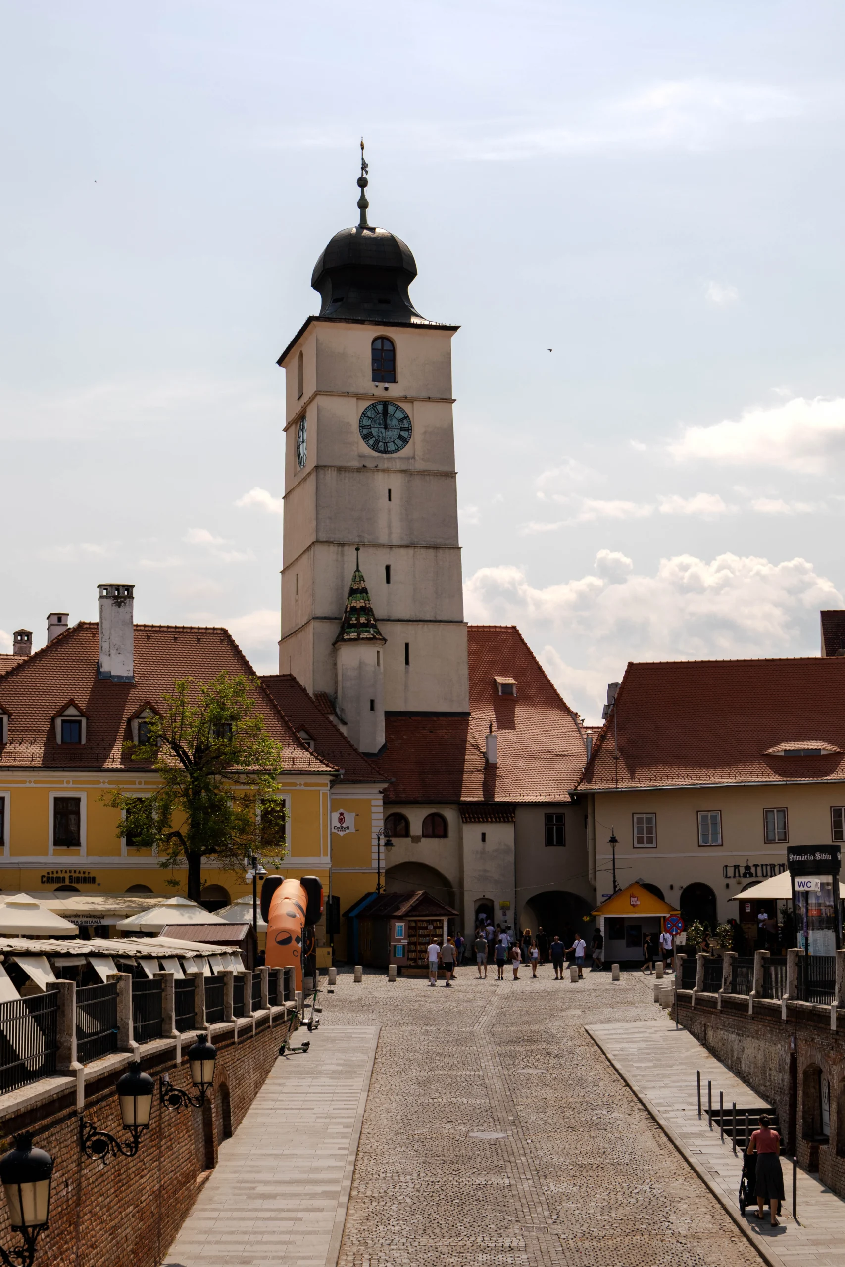 Centrum van Sibiu Roemenie