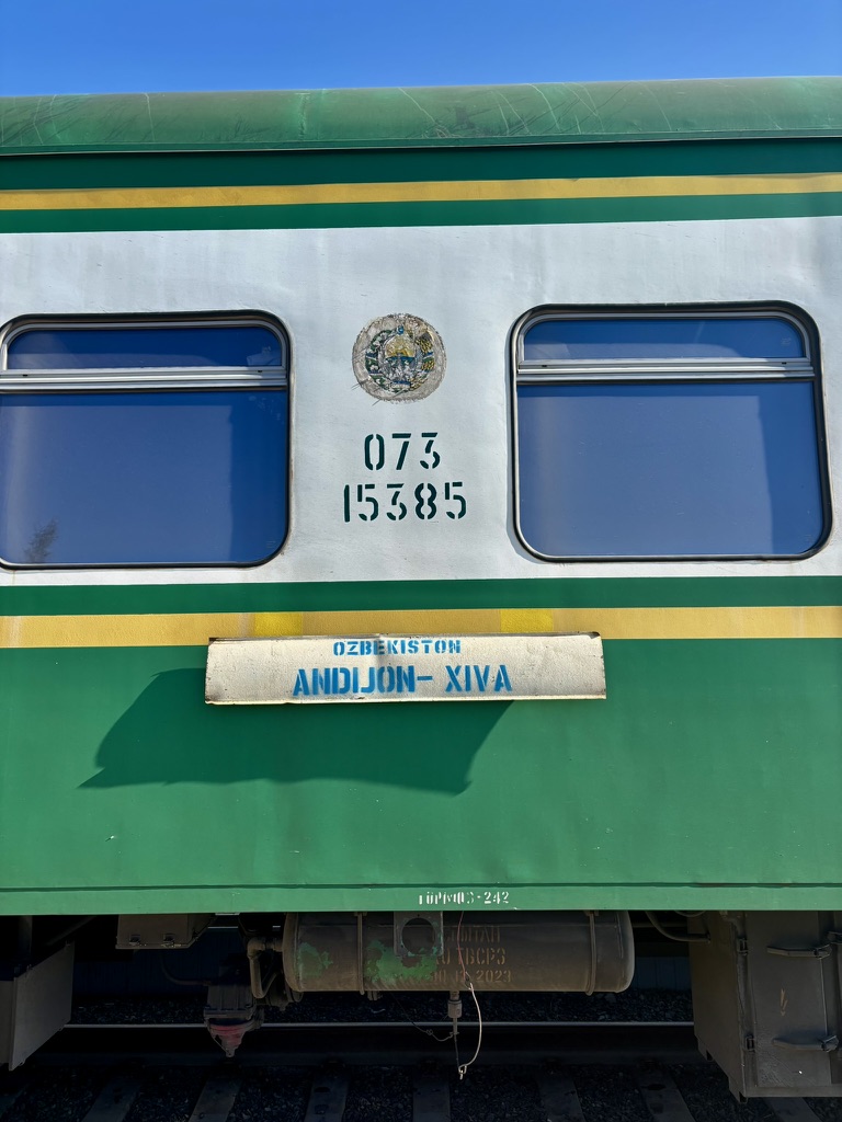 Trein naar Khiva Oezbekistan