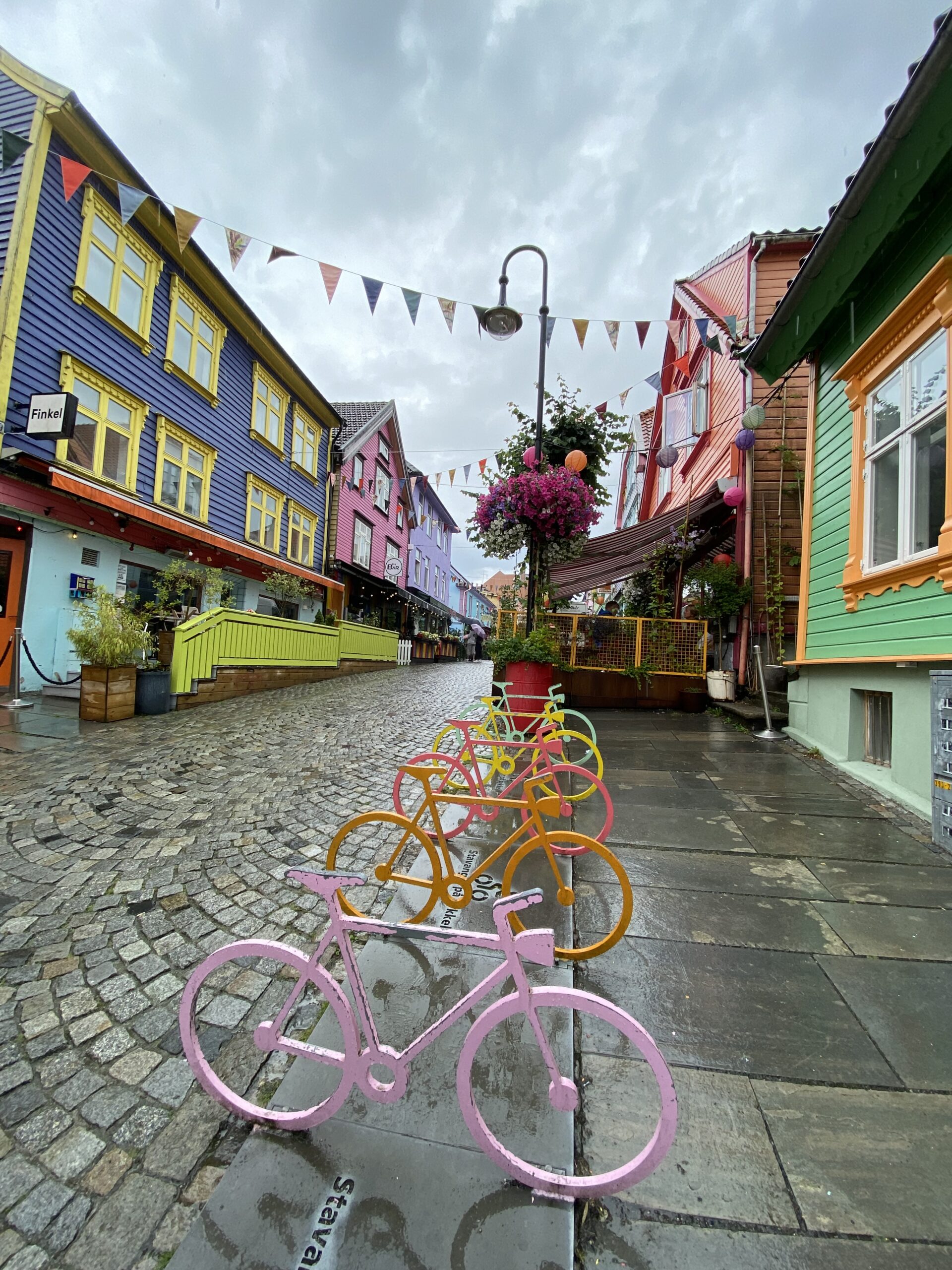 Kleurrijke straat Stavanger