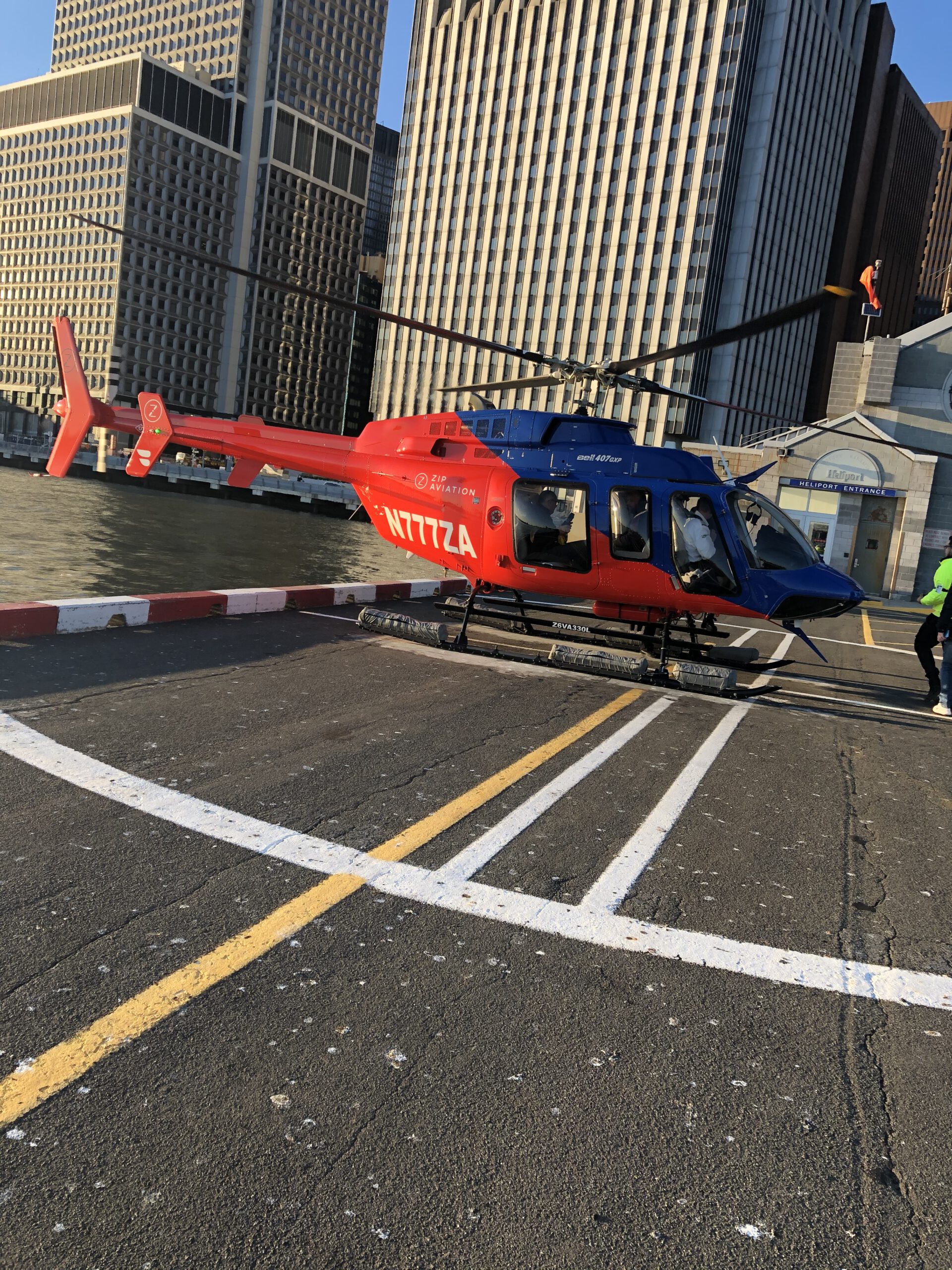 Helikoptervlucht over New York City