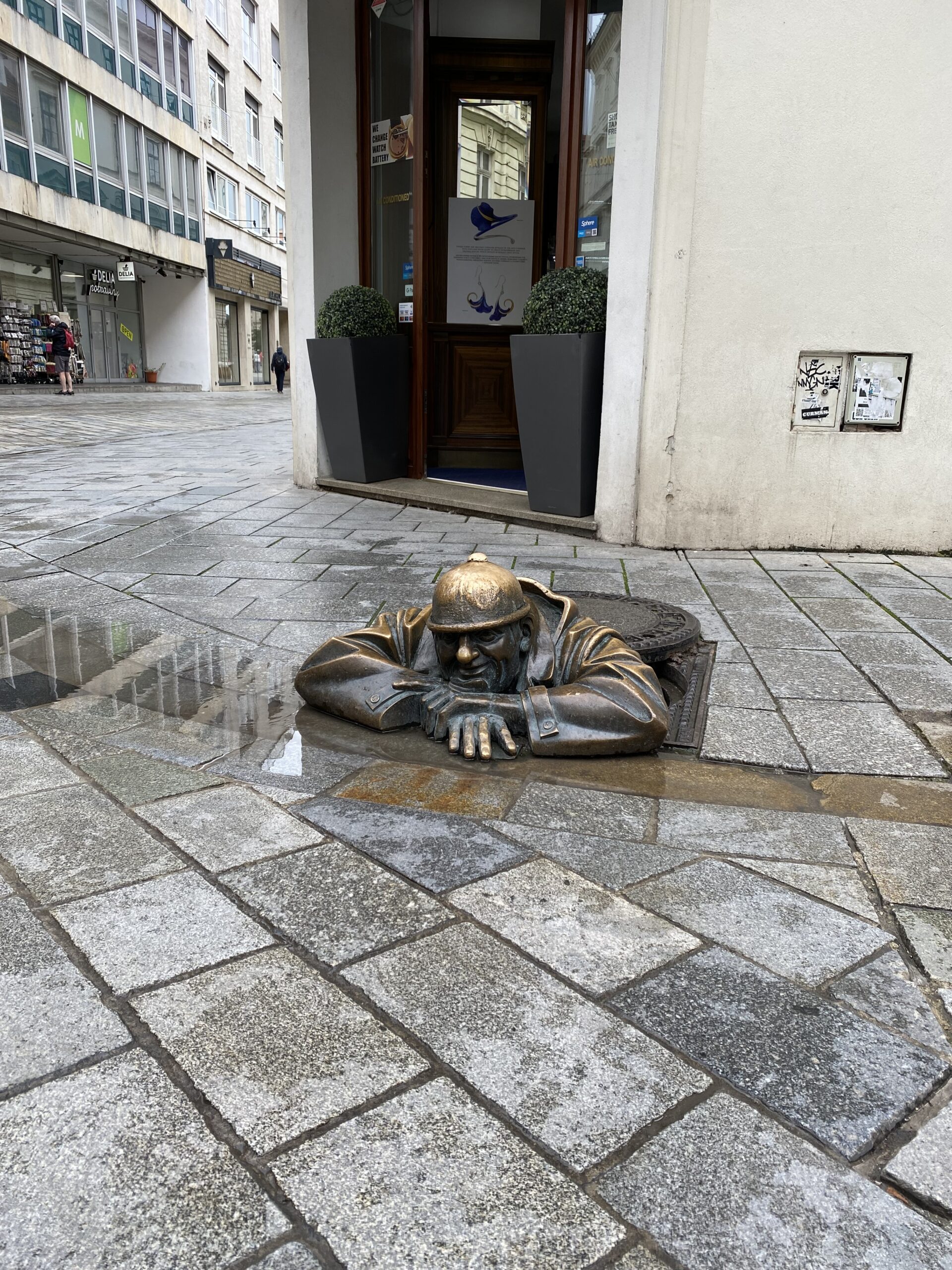 Standbeelden oude stad Bratislava